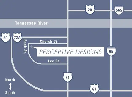 A map of the intersection of church st and lee street.